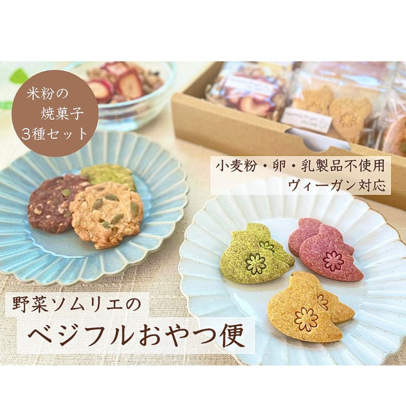 【ふるさと納税】からだにやさしいおやつ 野菜ソムリエが作る ベジフルおやつ便 クッキー グラノーラ オートミール 袋井市 米粉 グルテンフリー　 お菓子 焼菓子 ヴィーガン 野菜クッキー