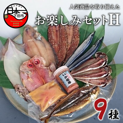 干物 燻製 詰め合わせ セット 金目鯛 あじ イカ 一夜干し カレイ さんま みりん干し イカ塩辛 ムロアジ 9種 惣菜 おつまみ おかず 簡単 ギフト お取り寄せ 無添加 魚 日本一 ほうえい 人気商品 お楽しみセットH 送料無料