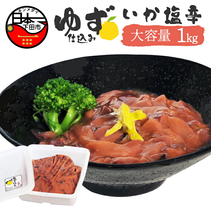 塩辛 イカ ゆず ごはん おかず おつまみ 豆腐 納豆 大容量 1kg [ゆず食品] 送料無料