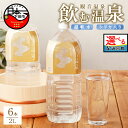 【ふるさと納税】 選べる 本数 配送 水 定期便 2L 温泉水 飲む温泉水 国産 6本 1ケース 12本 2ケース 料理 ミネラルウォーター 常温保存 備蓄 静岡 伊豆 下田市 観音温泉 送料無料