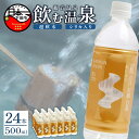 【ふるさと納税】 温泉水 飲む温泉水 水 500ml 24本 1ケース 超軟水 美容 健康 料理 シリカ 飲むシリカ ミネラル 保存水 モンドセレクション最高金賞 静岡 伊豆 下田市 観音温泉 送料無料