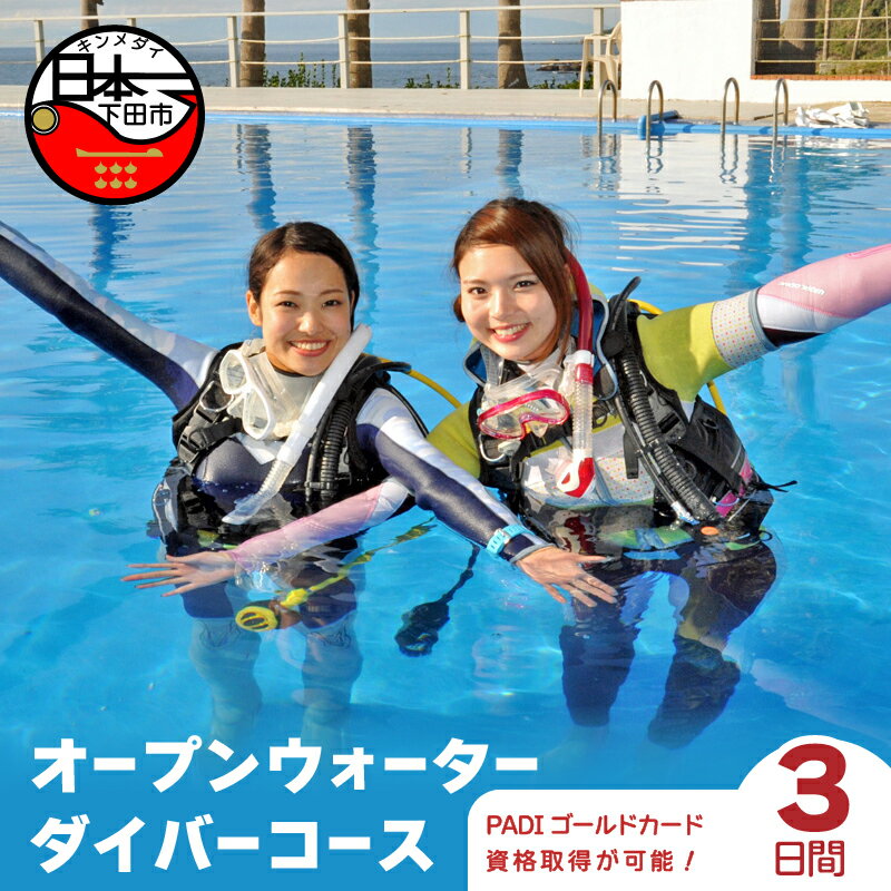 6位! 口コミ数「0件」評価「0」 ダイビング 資格取得 PADI ゴールドカード 3日間 オープンウォーターダイバー コース ライセンス保持者 アウトドア スポーツ 海 ア･･･ 