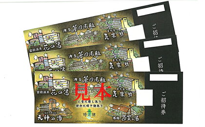 時之栖 温浴施設共通招待券(5万円寄付コース) 【チケット・温泉利用券】