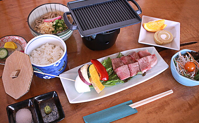 【ふるさと納税】あしたか牛そば御膳ペア食事券　【チケット・お食事券】