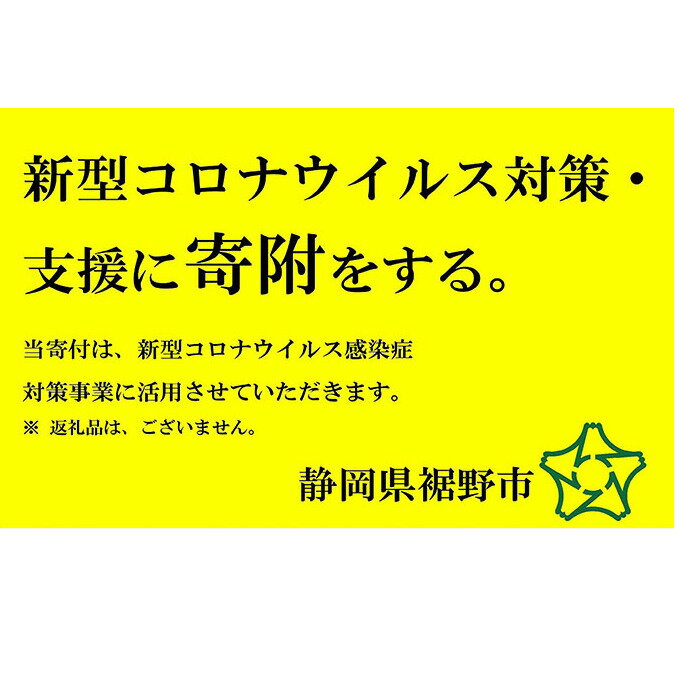 【ふるさと納税】新型コロナウイルス対策・支援に寄附をする（10万円）　【自治体自治体にお任せ】