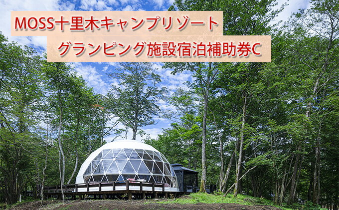 【ふるさと納税】温泉付きグランピングMOSS十里木リゾート 宿泊補助券C　【チケット 富士山 一泊二日 2食付き キャンプ リゾート 溶岩 苔郡 鑑賞 森林サイト リラクゼーション 貸切風呂】その2