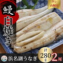 【ふるさと納税】【蒲焼き用タレ付き】浜名湖うなぎ白焼き140g×2尾(冷凍・真空パック)【配送不可地域:離島】【1497504】