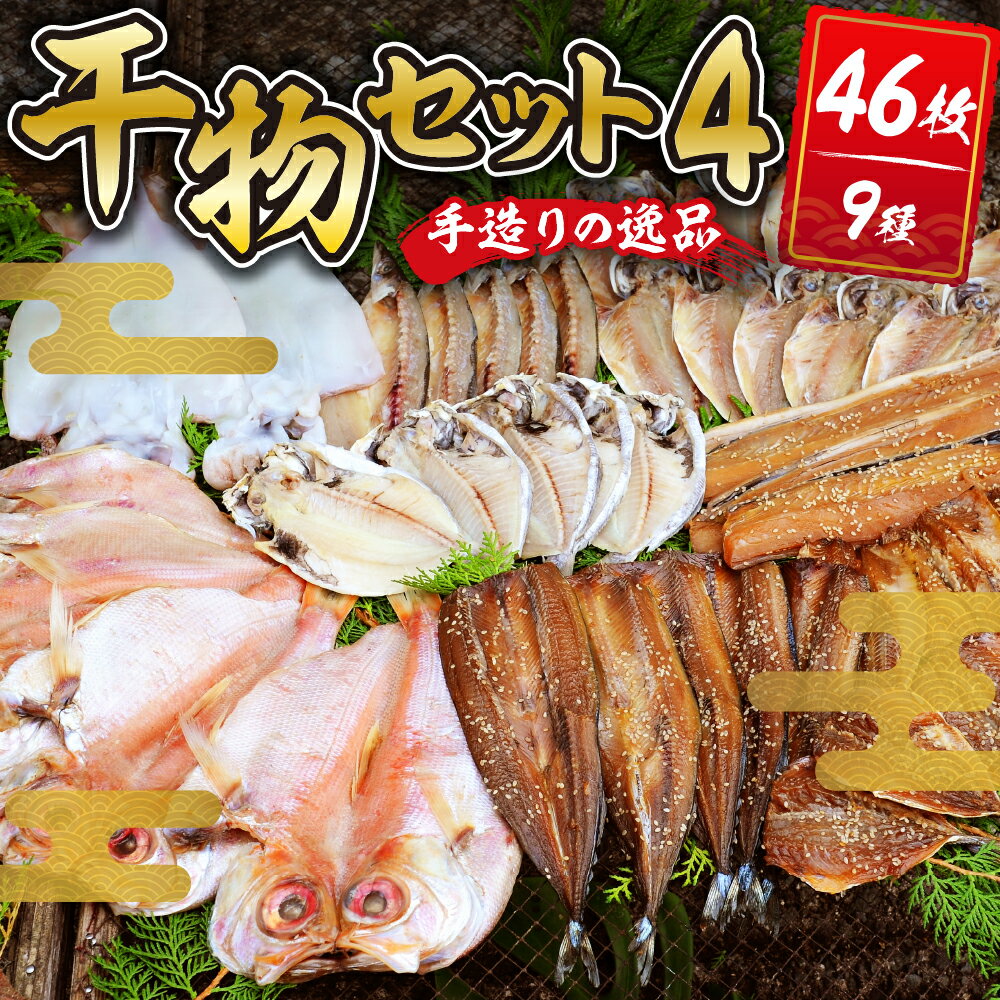 【ふるさと納税】 干物セット4 (9種46枚) 伊豆 土肥 水天丸水産 ひもの 干物 開き ひらき ...