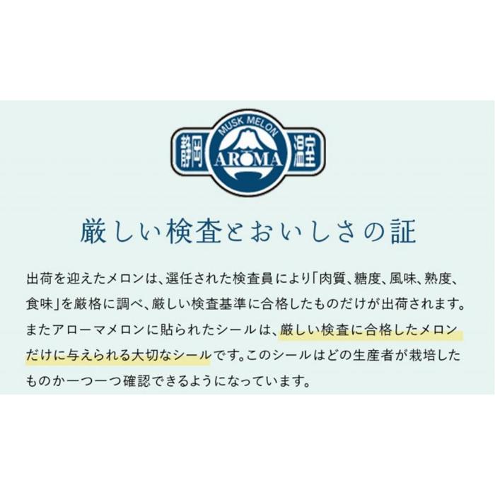 【ふるさと納税】静岡アローマメロン　白級　1.3kg前後　2個セット　 | フルーツ 果物 くだもの 食品 人気 おすすめ 送料無料