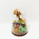 【ふるさと納税】【さとリウム®】プリザーブド加工の テラリウム メルヘン(リス)1セット 苔テラリウム ガラス瓶 プリザーブド苔 花 木の実 枝葉 枯...