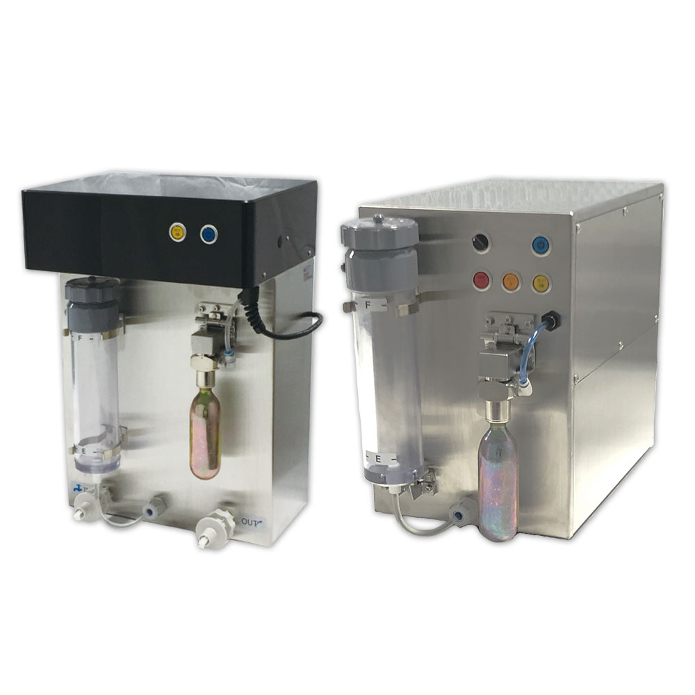 【ふるさと納税】【選べるタイプ】小型炭酸次亜水製造装置 据置タイプ/濃度切替タイプ(次亜塩素酸ナトリウム 2kg 炭酸カートリッジ 5本付き)業務用 殺菌 消臭...