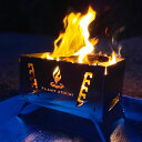 【ふるさと納税】【FLAME ARM(S)】高さ調整機能付き 焚き火台グリル Flame Adjuster 約2.5kg A4サイズ 1〜3人用 焚火台 グリル...