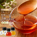 【ふるさと納税】【NATUFULL】フルーツ発酵シロップ お試し 瓶入り3種セット 34ml×各1本 計3本 フルーツ 果物 シロップ フルーツソース 柑橘 みかん 甘夏 はっさく いちご キウイ 梅 アップルシナモン りんご オレンジ 発酵 国産 冷蔵 静岡県 菊川市 送料無料