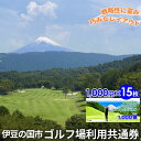 11位! 口コミ数「3件」評価「5」 伊豆の国市ゴルフ場利用共通券(1000円×15枚) / 体験 チケット 送料無料 静岡県 220401-03