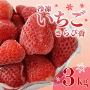 【ふるさと納税】 いちご 冷凍 新鮮 国産 鈴木農園の 冷凍いちご きらぴ香 1kg × 3袋 約3kg フルーツ デザート シャーベット おいしい 甘い 静岡県 牧之原市 鈴木農園