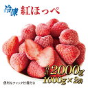 12位! 口コミ数「0件」評価「0」060-11 完熟冷凍いちご2kg 森木農園が育てる 濃く甘いちご『紅ほっぺ』1kgチャック付き×2袋 / デザート イチゴ フルーツ 果物･･･ 