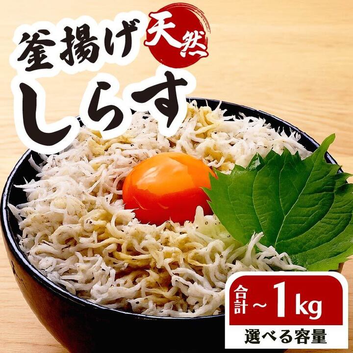 釜揚げしらす 250g 2 〜 4 パック 計 500g 〜 1kg 国産 しらす シラス 魚 魚介 新鮮 釜揚げ 冷凍 冷凍しらす 送料無料 お中元 お歳暮 ギフト プレゼント しらす丼 ご自宅用 家庭用 お手軽 静岡県 牧之原市 坂口産業株式会社