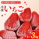 【ふるさと納税】 冷凍 いちご 苺 1~3kg 完熟 おいCベリー ヘタ取り いちご 静岡 限定 苺 冷凍いちご 果物 スイーツ いちご 牧之原市 デザート フ...