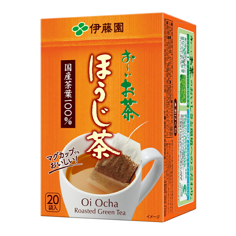 お〜いお茶エコティーバッグほうじ茶20袋×10