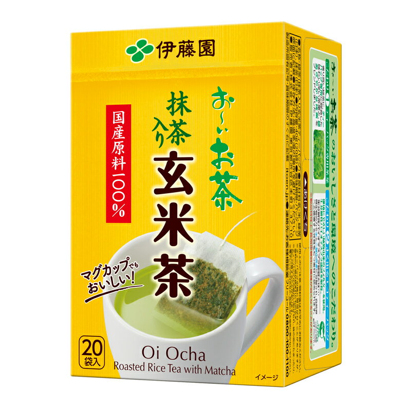 お〜いお茶エコティーバッ抹茶入り玄米茶20袋×10