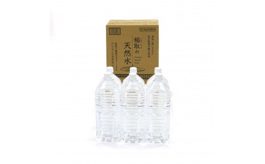 【ふるさと納税】稲取の天然水　ラベルレスボトル　4箱　2L　24本　A033　／株式会社　ゐ一　静岡県　東伊豆町