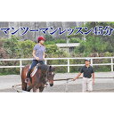 【ふるさと納税】天城ホースビレッジ施設利用券 マンツーマンレッスン45分　【体験チケット 乗馬 レッスン】