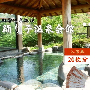 【ふるさと納税】踊り子温泉会館 【入浴券 20枚分】 チケット 峰温泉 温泉 入浴 レジャー 大浴場 回数券 露天風呂 泡風呂 サウナ 癒し 河津町 河津 温泉利用券 日帰り温泉 入浴施設 温泉施設 お出かけ 観光
