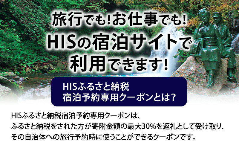 【ふるさと納税】宿泊券 HIS宿泊予約専用クーポン 3,000円分 旅行券 トラベルクーポン 旅行予約 宿泊割引 静岡県河津町　お届け：入金確認後、メールにてクーポンコードをお知らせいたします。※発送物はございません。 f223026-kawazu-10000603 静岡県河津町 サンプル画像2