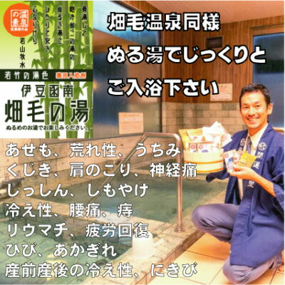 [薬用入浴剤]伊豆函南畑毛の湯:畑毛温泉の成分そのままの「温泉の素」若竹の湯色10回分