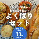 【ふるさと納税】【ワケあり!】北海道産小麦100%使用!無添加パンのよくばりセット (10個)_ 訳あり パン 無添加 北海道産小麦 国産 ぱん 冷凍 詰合せ ...
