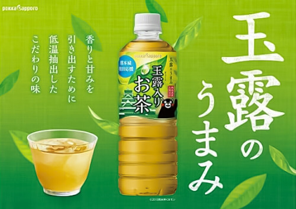 【ふるさと納税】玉露入り お茶 600ml×24本入 | 1ケース ペットボトル 緑茶 日本茶 飲料 箱 セット まとめ買い キリンビバレッジ ポッカサッポロ 静岡県 小山町 送料無料 【北海道・沖縄・離島　配送不可】