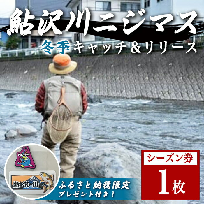 80位! 口コミ数「0件」評価「0」鮎沢川 ニジマス 冬季 キャッチ＆リリース 「シーズン券」 1枚 ＜ ふるさと納税限定 プレゼント 付き！ ＞｜ 体験 チケット 釣り 体験チケット 利用券 アウトドア フィッシング 魚釣り 魚 ニジ･･･ 
