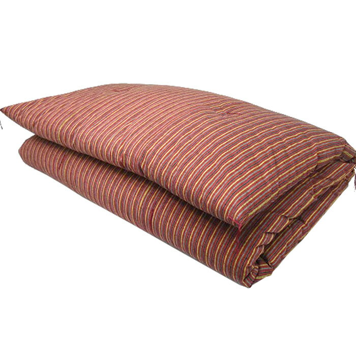 【ふるさと納税】純綿わた入り 手作り 敷ふとん 小巾もめん生地 | ヨコ約100cm×タテ約210cm 布団 敷布団 綿 純綿 コットン 寝具 静岡県 小山町 ...