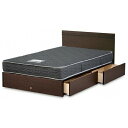 【ふるさと納税】ダブルベッド クルスフラット 引出付/5.5インチ レギュラーAB21001 | シモンズ SIMMONS simmons ダブルベッド マット...