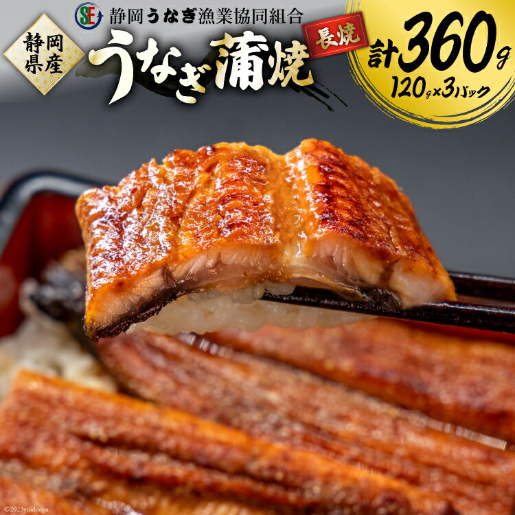 54位! 口コミ数「0件」評価「0」 うなぎ 国産 静岡 蒲焼 長焼 120g×3 計360g [静岡うなぎ漁業協同組合 静岡県 吉田町 22424073] 静岡県産 鰻 ウナ･･･ 