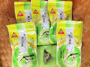 【ふるさと納税】お茶 静岡 緑茶 ティーバッグ / 川根本町産川根銘茶 農家ならでは三角網でよく出る本格煎茶ティーバック5本(たっぷり100個入)