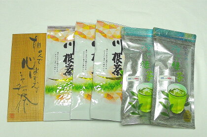 お茶 静岡 緑茶 / 上級一番緑茶・ティーバック入り緑茶 詰合せB