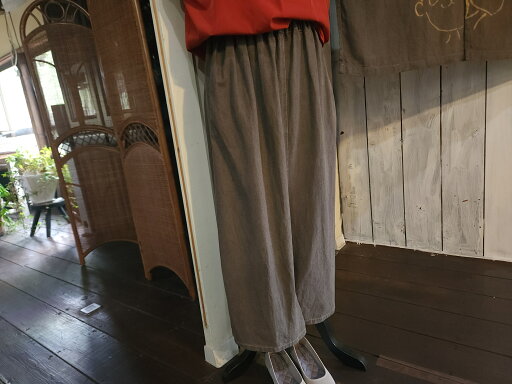 【ふるさと納税】川根茶染 サルエルパンツ 【ふるさと納税】川根茶染 サルエルパンツ
