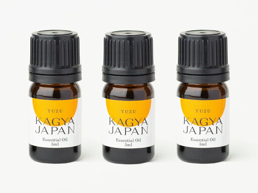 【ふるさと納税】KAGYA JAPAN エッセンシャルオイル【YUZU】(5ml×3本セット) 【ふるさと納税】KAGYA JAPAN エッセンシャルオイル【YUZU】(5ml×3本セット)