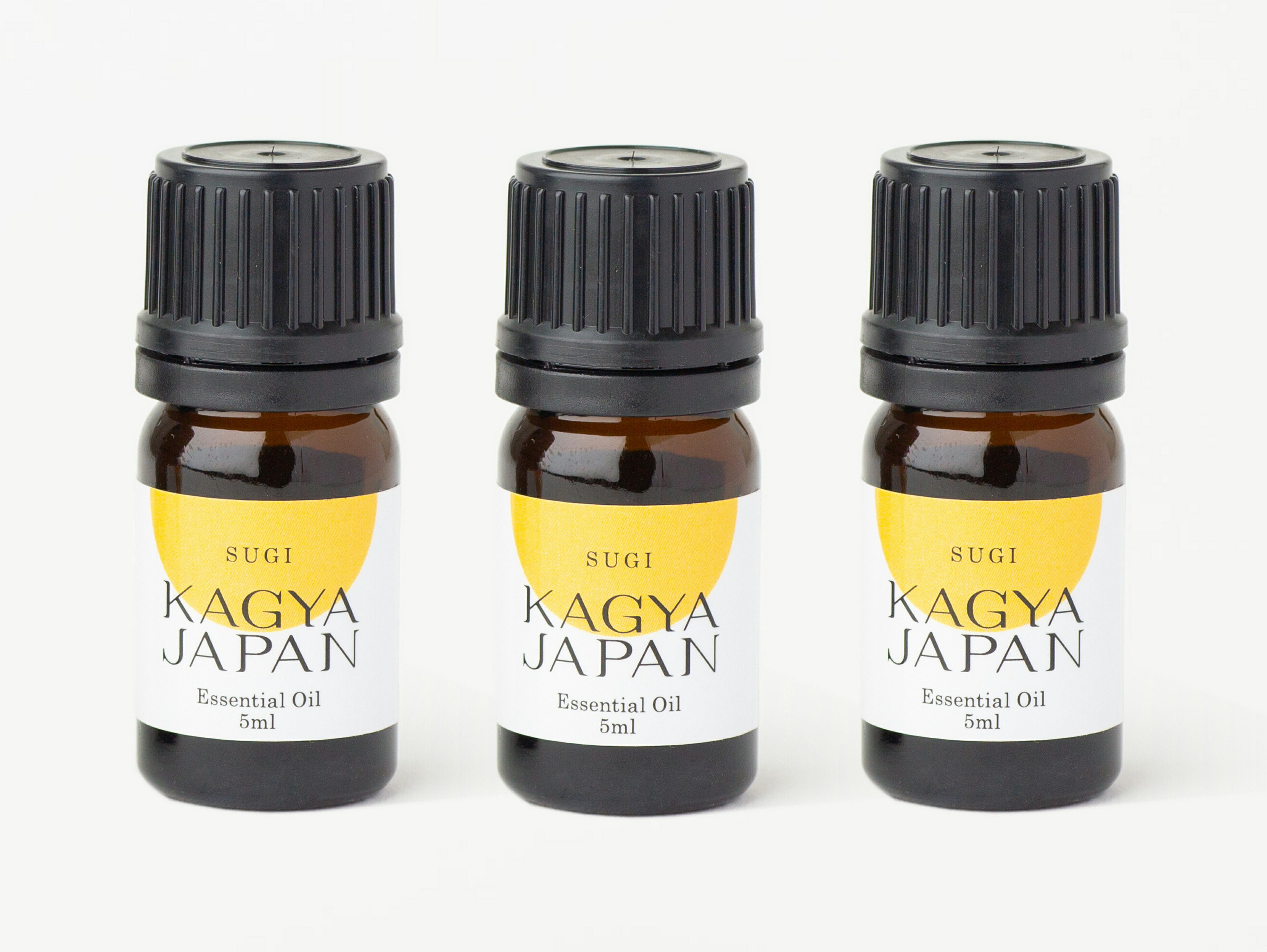 【ふるさと納税】KAGYA JAPAN エッセンシャルオイル【SUGI】(5ml×3本セット)