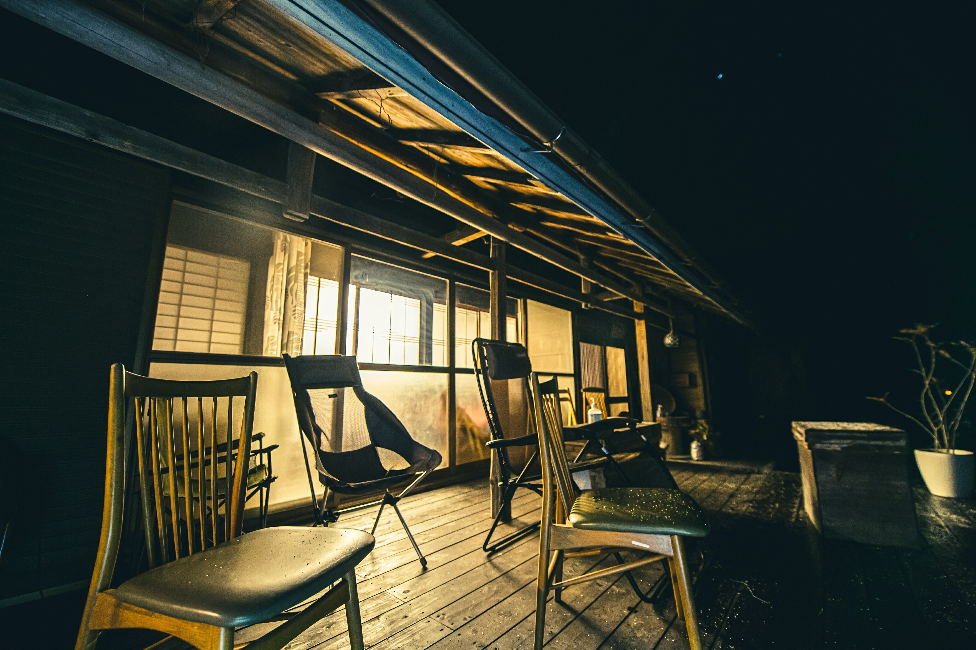 【ふるさと納税】宿泊 静岡 / 古民家ゲストハウス「ゆる宿Voketto」　1泊2食付宿泊券　夕食コース付プランその2