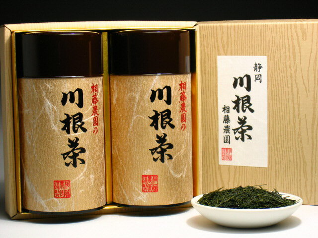 【ふるさと納税】お茶 茶葉 静岡茶 川根茶/ 初摘み・八十八夜摘み200g缶詰合せ（ギフト包装）