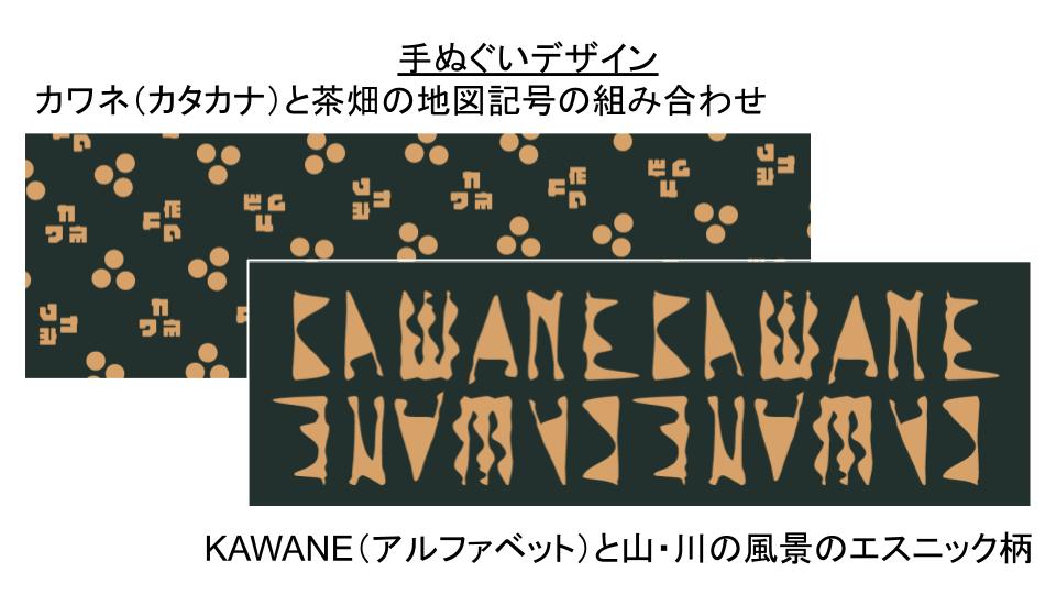 川根茶染の手ぬぐい(2種セット)