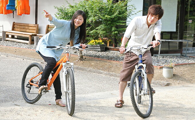 【ふるさと納税】レンタルマウンテンバイク　1日　ペア体験券 体験チケット 2