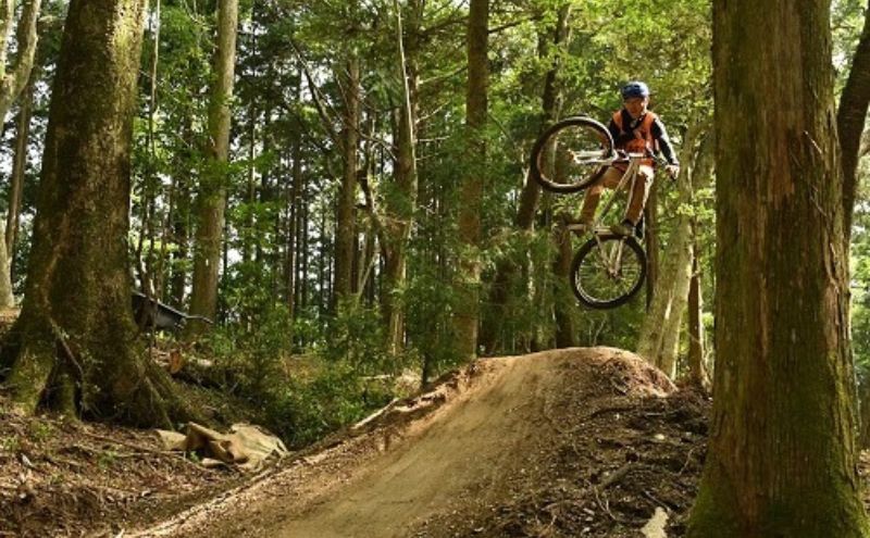 【ふるさと納税】ミリオンペタルバイクパーク 利用券 1回分 体験チケット 四季折々 雑木林 自然 満喫 マウンテンバイク 子供 大人 初心者 ベテランライダー こだわり コース 3