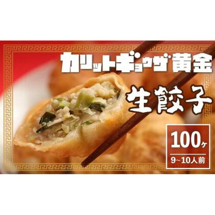 カリットギョウザ生餃子100ケ【9～10人前】ジューシー