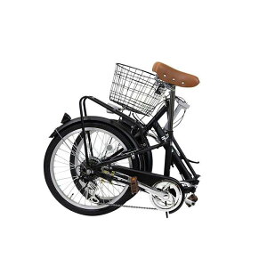 【ふるさと納税】【ブラック】防災対応・フル装備付き20型折り畳み自転車
