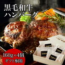 【ふるさと納税】黒毛和牛100%ハンバーグ【160g 4個】 | 愛知県 名古屋市 愛知 名古屋 楽天ふるさと 納税 支援品 返礼品 支援 返礼 お礼の品 お取り寄せグルメ 取り寄せ グルメ お取り寄せ 食…