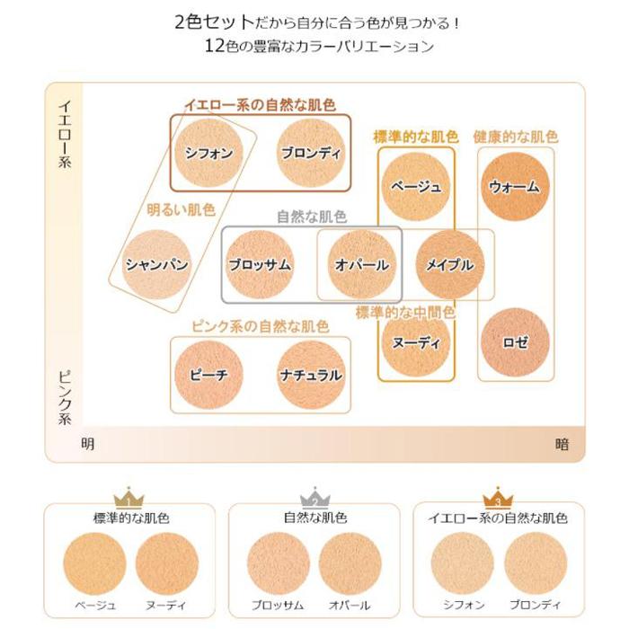 【ふるさと納税】レイチェルワイン　ミネラルファンデーション　トライアルセット　自然な肌色(ブロッサム/オパール)[E]