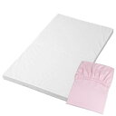 【ふるさと納税】ベビー敷き布団 2点セット ( ミニベビーベッド用 約60×90cm ) 敷き布団 + 敷きふとん用シーツ ピンク 彩子育て